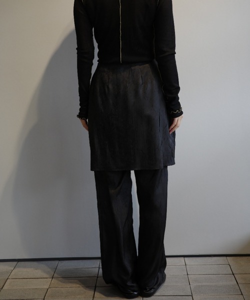 MANOF(マノフ)の「MANOF WASHER LAYER PANTS(その他パンツ・レディース・ブラック/オフホワイト・SMALL/MEDIUM)」の4枚目の写真