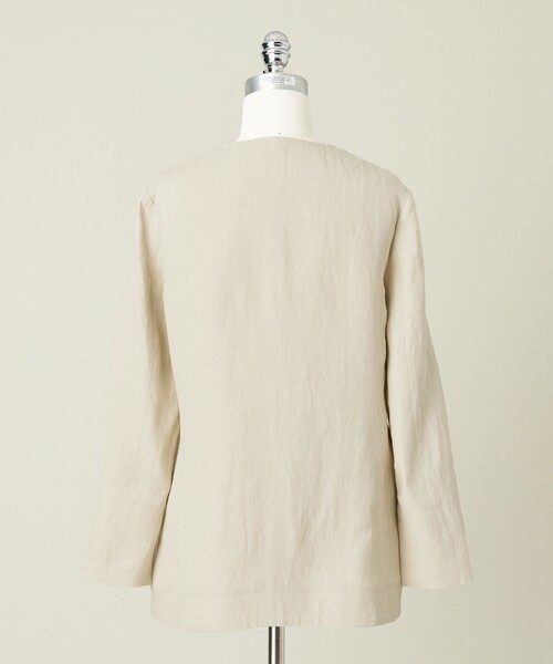 希少レア】TED BAKER ホワイト ノーカラージャケット 日本未入荷