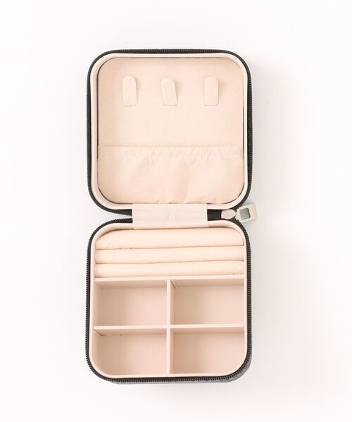 resonance】ツイード ミックスカラー アクセサリーケース/ジュエリー