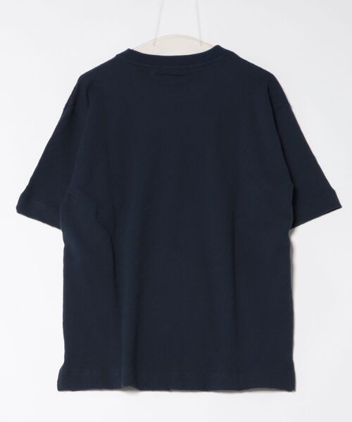 UNION STATION（ユニオンステーション）の「リンクスジャガード シェブロン柄Tシャツ（Tシャツ/カットソー・メンズ・ピンク/ホワイト/ネイビー/ライトグレー・S/M/L/LL）」の5枚目の写真