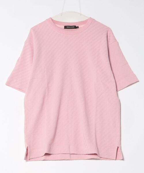 UNION STATION(ユニオンステーション)の「リンクスJQD シェブロン柄T(Tシャツ/カットソー・メンズ・ピンク/ホワイト/ネイビー/ライトグレー・S/M/L/LL)」の22枚目の写真
