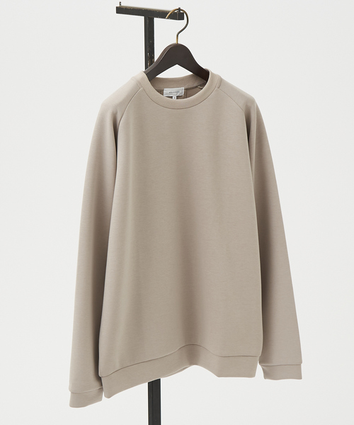 ABAHOUSE（アバハウス）の「【インバーテッドプリーツ】 ダンボールニット プルオーバー/クルーネック スウェット（スウェット・メンズ・チャコールグレー/グレイッシュベージュ/オレンジ・44/48/46）」の21枚目の写真