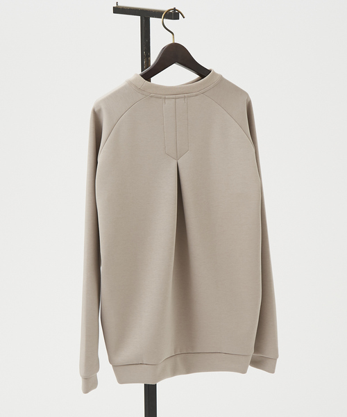 ABAHOUSE（アバハウス）の「【インバーテッドプリーツ】 ダンボールニット プルオーバー/クルーネック スウェット（スウェット・メンズ・チャコールグレー/グレイッシュベージュ/オレンジ・44/48/46）」の22枚目の写真