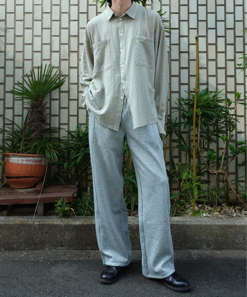 Noen(ノエン)の「センタープレススウェットパンツ(スウェットパンツ・メンズ・グレー/ブラック・MEDIUM/LARGE)」の10枚目の写真