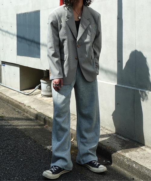 Noen(ノエン)の「センタープレススウェットパンツ(スウェットパンツ・メンズ・グレー/ブラック・MEDIUM/LARGE)」の11枚目の写真