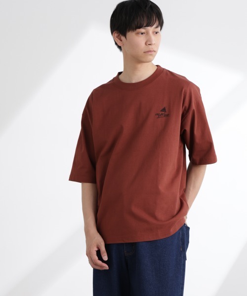 NANO universe（ナノユニバース）の「「MOFFISIE」1.0オリジナルプリント Tシャツ 半袖（Tシャツ/カットソー・メンズ・ブラック/レッド系その他4/ホワイト・L/M）」の11枚目の写真