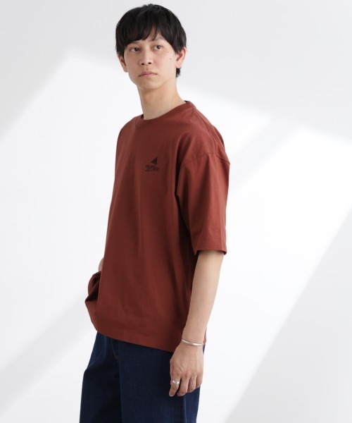 NANO universe（ナノユニバース）の「「MOFFISIE」1.0オリジナルプリント Tシャツ 半袖（Tシャツ/カットソー・メンズ・ブラック/レッド系その他4/ホワイト・L/M）」の13枚目の写真