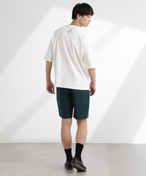 NANO universe（ナノユニバース）の「「MOFFISIE」1.0オリジナルプリント Tシャツ 半袖（Tシャツ/カットソー・メンズ・ブラック/レッド系その他4/ホワイト・L/M）」の10枚目の写真