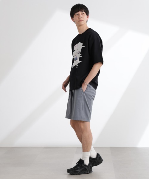 NANO universe（ナノユニバース）の「「MOFFISIE」1.0オリジナルプリント Tシャツ 半袖（Tシャツ/カットソー・メンズ・ブラック/レッド系その他4/ホワイト・L/M）」の22枚目の写真