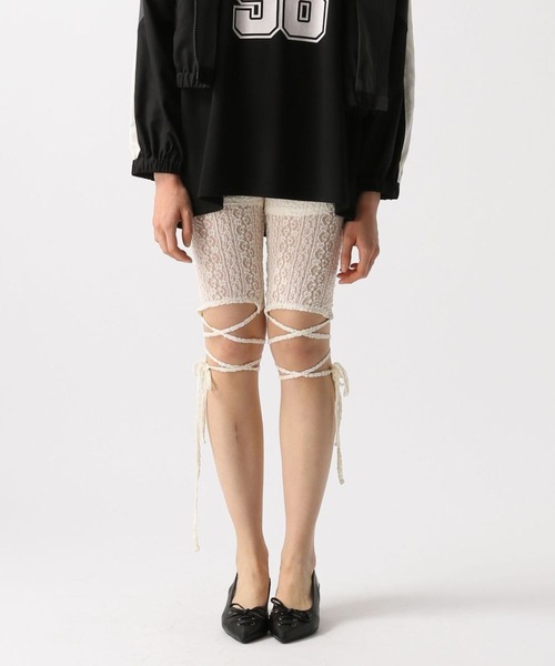 FOREVER 21（フォーエバー トゥエンティーワン）の「【2025SS】ハーフレースレギンス（レギンス/スパッツ・レディース・ブラック/ナチュラル・SMALL/MEDIUM）」の10枚目の写真