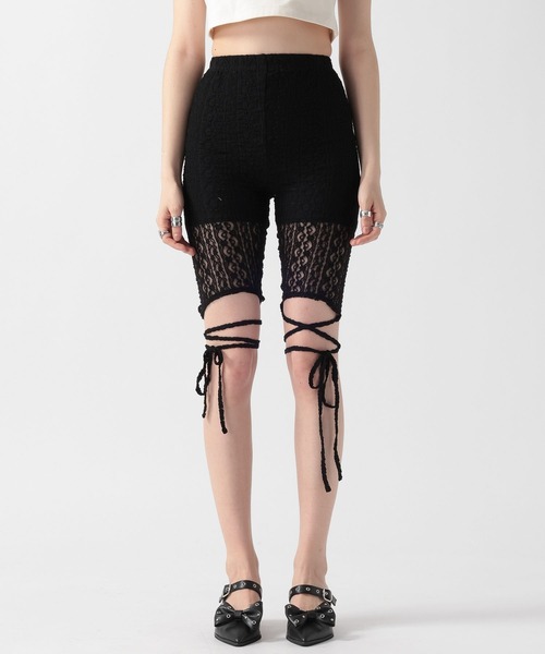 FOREVER 21（フォーエバー トゥエンティーワン）の「【2025SS】ハーフレースレギンス（レギンス/スパッツ・レディース・ブラック/ナチュラル・SMALL/MEDIUM）」の21枚目の写真