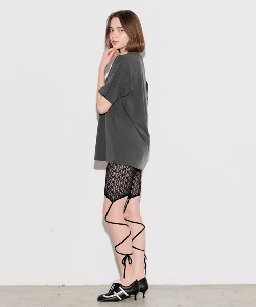 FOREVER 21（フォーエバー トゥエンティーワン）の「【2025SS】ハーフレースレギンス（レギンス/スパッツ・レディース・ブラック/ナチュラル・SMALL/MEDIUM）」の3枚目の写真