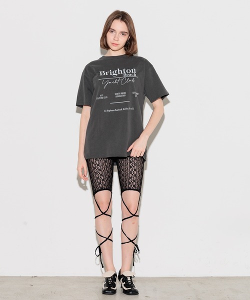 FOREVER 21（フォーエバー トゥエンティーワン）の「【2025SS】ハーフレースレギンス（レギンス/スパッツ・レディース・ブラック/ナチュラル・SMALL/MEDIUM）」の4枚目の写真