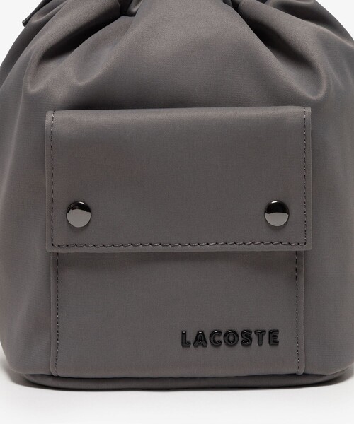 国内発送【LACOSTE】2WAY巾着バッグ ショルダーバッグ unisex セール】2WAY巾着バッグ / ショルダーバッグ（ショルダーバッグ