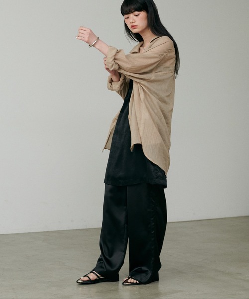 LARUTA(ラルータ)の「【LARUTA】ライン切替イージーパンツ(その他パンツ・レディース・ライトベージュ/ブラック/オフホワイト・MEDIUM/LARGE)」の21枚目の写真