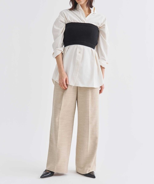 「ZOZOTOWN限定」「Louren/ローレン」knit bare top/ニットブラトップ/ビスチェ レディース ZOZOTOWN限定》【Louren/ローレン】knit bare top/ニットブラ