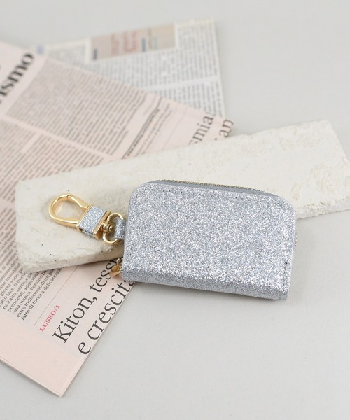 styiro(スタイロ)の「グリッターキーケース(キーケース/キーアクセサリー・レディース・ゴールド/シルバー/ブラック/ピンク・FREE)」の1枚目の写真