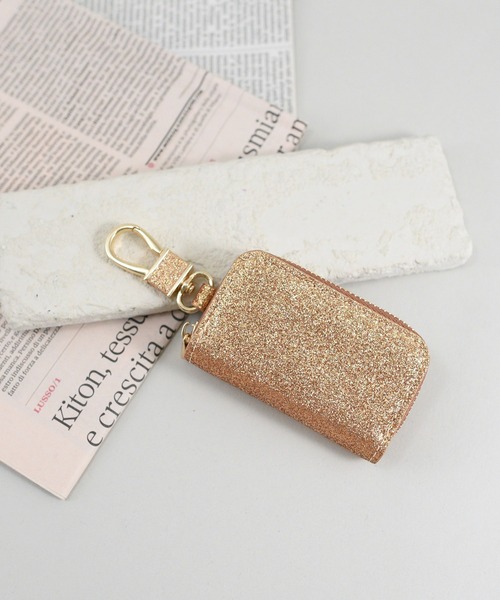 styiro(スタイロ)の「グリッターキーケース(キーケース/キーアクセサリー・レディース・ゴールド/シルバー/ブラック/ピンク・FREE)」の4枚目の写真