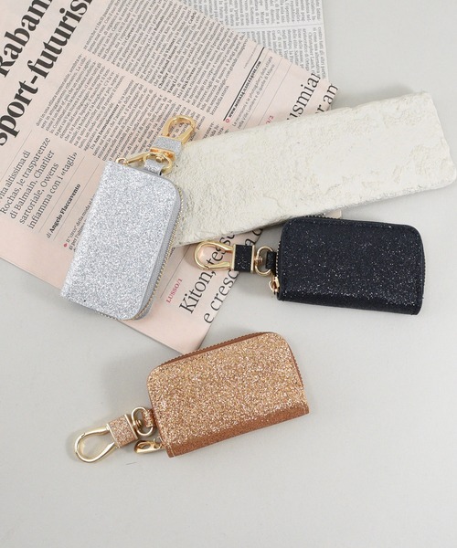 styiro(スタイロ)の「グリッターキーケース(キーケース/キーアクセサリー・レディース・ゴールド/シルバー/ブラック/ピンク・FREE)」の11枚目の写真