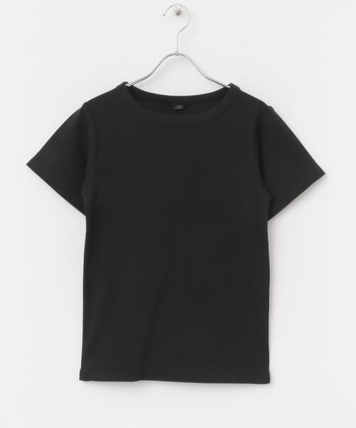 ITEMS URBANRESEARCH（アイテムズ アーバンリサーチ）の「クールコットンリブ半袖Tシャツ（Tシャツ/カットソー・レディース・ホワイト/オレンジ/ブラック・FREE）」の10枚目の写真