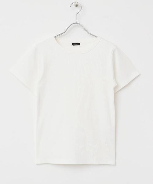 ITEMS URBANRESEARCH（アイテムズ アーバンリサーチ）の「クールコットンリブ半袖Tシャツ（Tシャツ/カットソー・レディース・ホワイト/オレンジ/ブラック・FREE）」の15枚目の写真