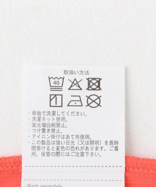 ITEMS URBANRESEARCH（アイテムズ アーバンリサーチ）の「クールコットンリブ半袖Tシャツ（Tシャツ/カットソー・レディース・ホワイト/オレンジ/ブラック・FREE）」の5枚目の写真