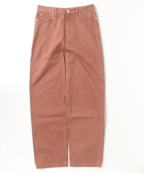 Sefr(セファ)の「Sefr WIDE CUT JEANS (SF-25PFW-019)(デニムパンツ・メンズ・レッド・29/30/31)」の1枚目の写真