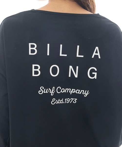 BILLABONG（ビラボン）の「BILLABONG レディース MORFY LOGO LS BOAT NECK TEE RASH 長袖ラッシュガード 【2025年春夏モデル】/ビラボン長袖ラッシュガード(水着)（ラッシュガード・レディース・ホワイト/ブラック/パープル/ミント・MEDIUM/LARGE）」の10枚目の写真