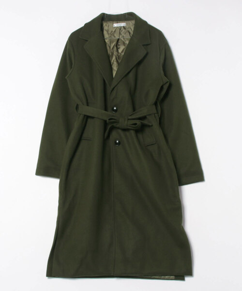 CERCA（チェルカ）の「【NOWLE】ウエストコード付き ロング丈 チェスターコート（チェスターコート・メンズ・カーキ・SMALL/MEDIUM/LARGE）」の16枚目の写真