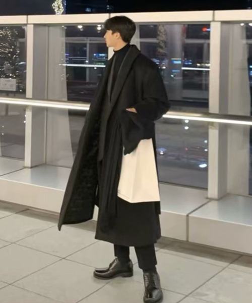 CERCA（チェルカ）の「【NOWLE】ウエストコード付き ロング丈 チェスターコート（チェスターコート・メンズ・カーキ・SMALL/MEDIUM/LARGE）」の18枚目の写真