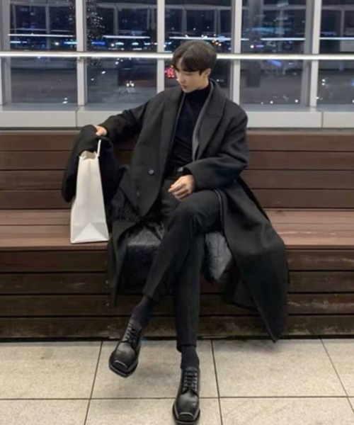 CERCA（チェルカ）の「【NOWLE】ウエストコード付き ロング丈 チェスターコート（チェスターコート・メンズ・カーキ・SMALL/MEDIUM/LARGE）」の19枚目の写真