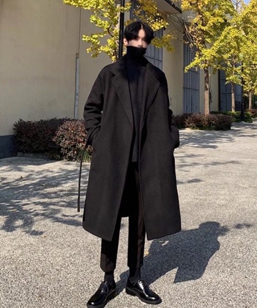 CERCA（チェルカ）の「【NOWLE】ウエストコード付き ロング丈 チェスターコート（チェスターコート・メンズ・カーキ・SMALL/MEDIUM/LARGE）」の11枚目の写真