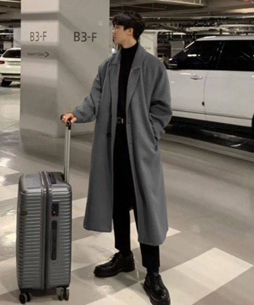 CERCA（チェルカ）の「【NOWLE】ウエストコード付き ロング丈 チェスターコート（チェスターコート・メンズ・カーキ・SMALL/MEDIUM/LARGE）」の5枚目の写真