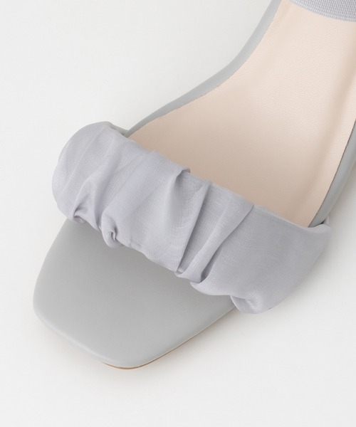 Honeys（ハニーズ）の「ゴム使いヒールサンダル（サンダル・レディース・ブラック系その他2/ブラック系その他/グレー・L/M/S/LL）」の16枚目の写真