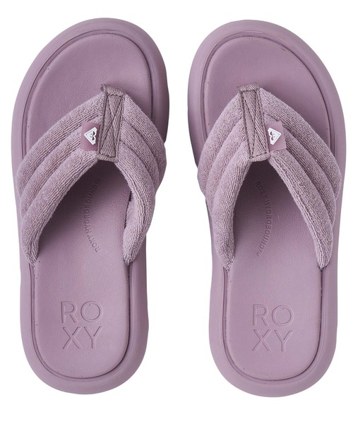 ROXY（ロキシー）の「RAD WEEKEND PILE/ロキシーボリュームソールトングサンダル（サンダル・レディース・ベージュ/ブラウン/ピンク・LARGE/SMALL/MEDIUM）」の3枚目の写真