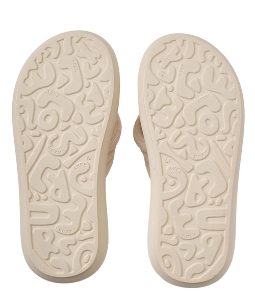 ROXY（ロキシー）の「RAD WEEKEND PILE/ロキシーボリュームソールトングサンダル（サンダル・レディース・ベージュ/ブラウン/ピンク・LARGE/SMALL/MEDIUM）」の9枚目の写真