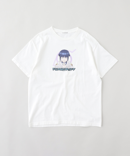 JOINT WORKS(ジョイントワークス)の「F-LAGSTUF-F×NARUTO -ナルト- /フラグスタフ×ナルト HINATA S/S TEE(Tシャツ/カットソー・メンズ・ホワイト/ブラック・MEDIUM/LARGE)」の2枚目の写真