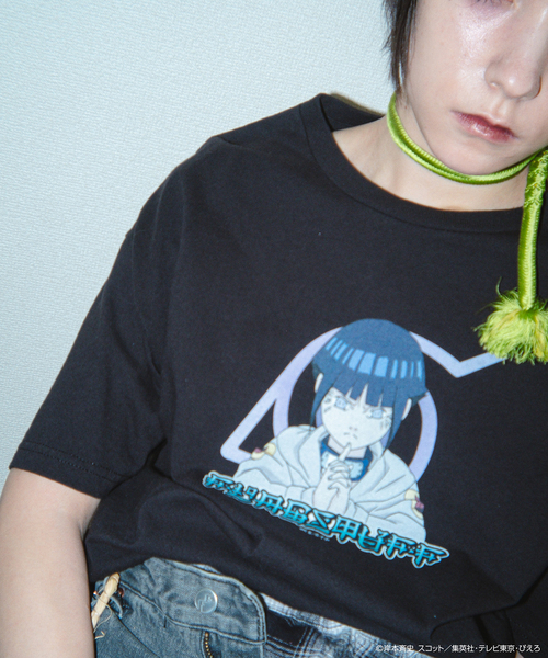 JOINT WORKS(ジョイントワークス)の「F-LAGSTUF-F×NARUTO -ナルト- /フラグスタフ×ナルト HINATA S/S TEE(Tシャツ/カットソー・メンズ・ホワイト/ブラック・MEDIUM/LARGE)」の1枚目の写真