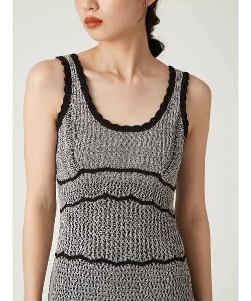 レースアップ2wayニットタンクドレス（ワンピース）｜FRAY I.D