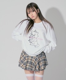ALLuRing ChaRm（アリュリングチャーム）の「Princess Cat Long Sleeve T-shirt / プリンセスキャットロングスリーブTシャツ（ルームウェア/パジャマ・レディース）」