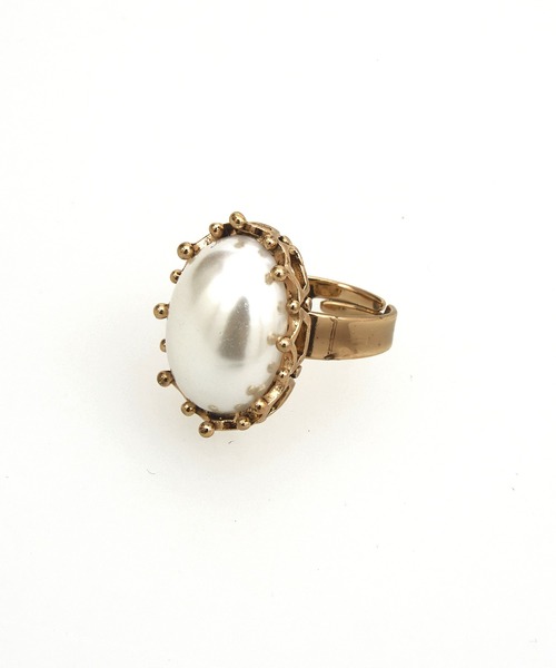 an meets zakka(アンミツザッカ)の「an meets zakka レトロアクリルストーンフリーサイズリング(リング・レディース・ホワイト系1/ホワイト系2/アイボリー系2/ピンク系その他2/レッド系1/レッド系2/ブラック系2/ブルー系2/ネイビー系2/グリーン系1/ネイビー系1/ピンク系1/ピンク系2/ブラック系1/アイボリー系1/ピンク系その他/ブルー系1/グリーン系2・FREE)」の3枚目の写真