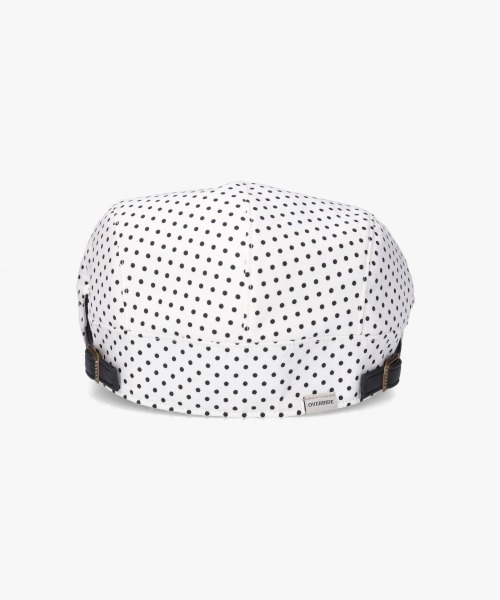 OVERRIDE（オーバーライド）の「OVERRIDE  COTTON DOT HUNTING / オーバーライド（ハンチング/ベレー帽・レディース・ブラック/ホワイト・58cm）」の11枚目の写真