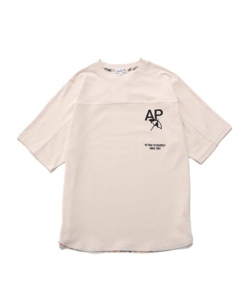 Arnold Palmer（アーノルドパーマー）の「APロゴ シェア フットボール Tシャツ（Tシャツ/カットソー・レディース・ブラック/アイボリー・XS/S/M/L/LL）」の3枚目の写真