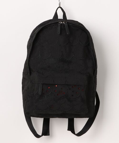 tsumori chisato CARRY(ツモリチサトキャリー)の「リュック ツモリチサト スカラップ(バックパック/リュック・レディース・ベージュ/グリーン/ブラック・FREE)」の2枚目の写真