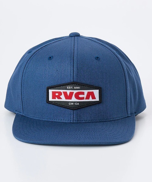 RVCA(ルーカ)の「RVCA メンズ SECURITY SNAPBACK キャップ 【2025年夏モデル】/ルーカロゴワッペンキャップ(帽子)(キャップ・メンズ・ブラック・FREE)」の6枚目の写真