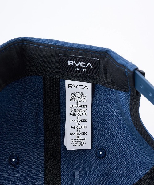 RVCA(ルーカ)の「RVCA メンズ SECURITY SNAPBACK キャップ 【2025年夏モデル】/ルーカロゴワッペンキャップ(帽子)(キャップ・メンズ・ブラック・FREE)」の2枚目の写真