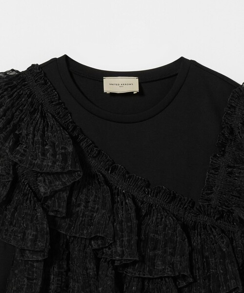 新品タグ付　UNITED ARROWS プリーツフリル コンビ カットソー　完売 UNITED ARROWS｜プリーツフリル コンビ カットソー | Rakuten