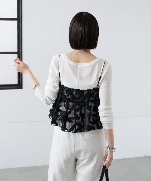 mystic（ミスティック）の「シアーリーフビスチェ（その他トップス・レディース・ピンク/オフホワイト/ブラック/イエロー・FREE）」の21枚目の写真