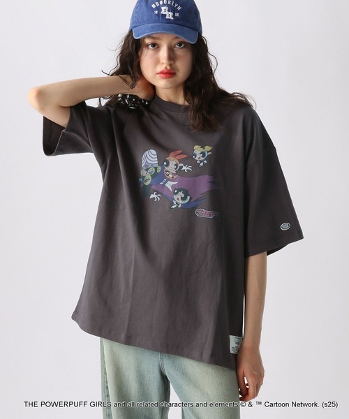 FOREVER 21（フォーエバー トゥエンティーワン）の「【DISCUS（ディスカス）】パワーパフ ガールズTシャツ（UNISEX）（Tシャツ/カットソー・レディース・グレー/ブラック/ホワイト/オフホワイト・FREE）」の8枚目の写真