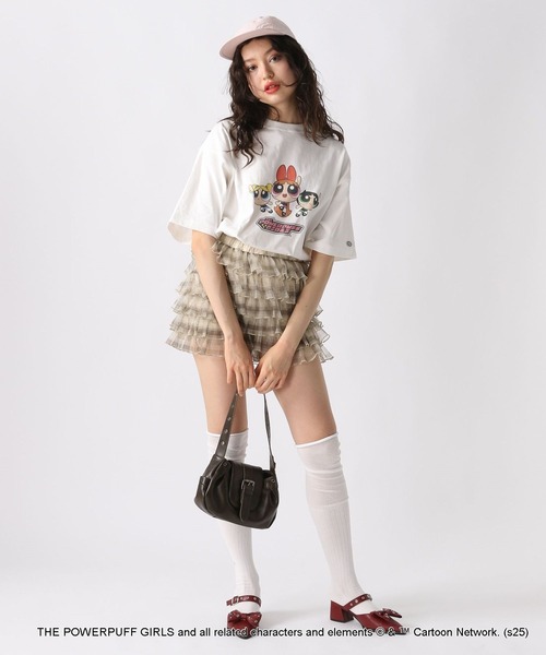 FOREVER 21（フォーエバー トゥエンティーワン）の「【DISCUS（ディスカス）】パワーパフ ガールズTシャツ（UNISEX）（Tシャツ/カットソー・レディース・グレー/ブラック/ホワイト/オフホワイト・FREE）」の10枚目の写真